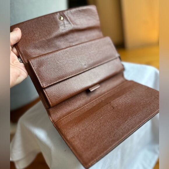 Custom Painted Authentic Louis Vuitton International Snap Wallet - Picture 5 of 17